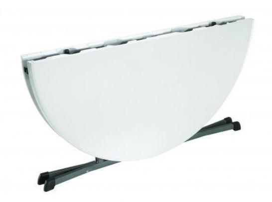 Table ronde pliante en 2 Lifetime - polyéthylène - diamètre 152 cm - usage intérieur/extérieur_0
