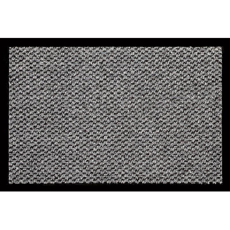 Tapis d'accueil gris 60x80cm - absorbant pour tout type de trafic normal_0