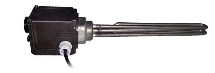 Thermoplongeur monophasé 1TTL1AD - épingles en Incoloy-800 - thermostat bipolaire 30-70°C_0