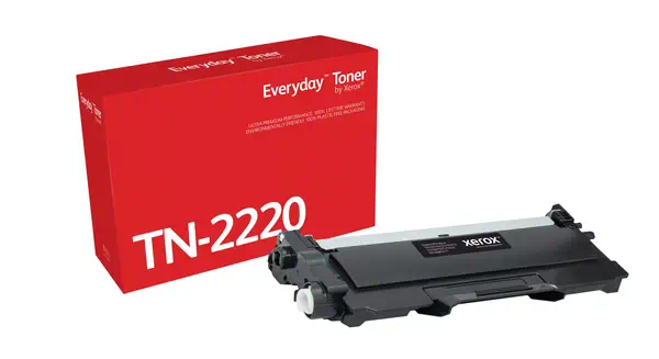 Toner Mono Everyday¢ de Xerox compatible avec Brother TN2220, Capacité standard_0