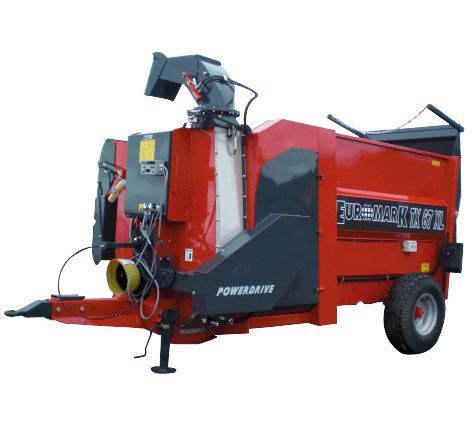 Pailleuses agricoles compactes TX47 / 57 / 67 / 87 / 107XL - EUROMARK - Capacité utile de 3.8m³ à 9.66m³ avec options POWERDRIVE et S.D.E._0