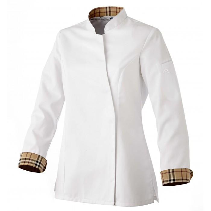 VESTE DE CUISINE FEMME BLANCHE USTI