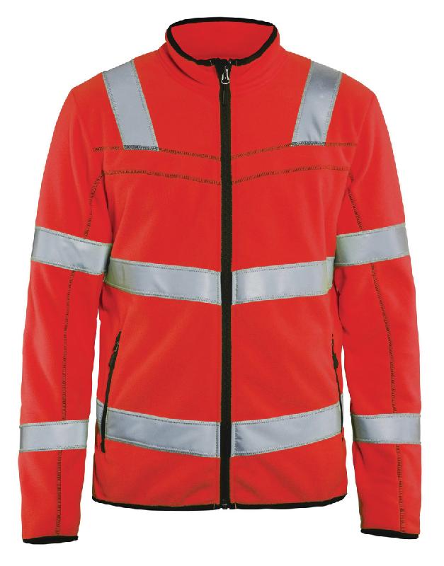 VESTE MICROPOLAIRE HAUTE-VISBILITÉ TAILLE S - MANUTAN COLLECTIVITÉS