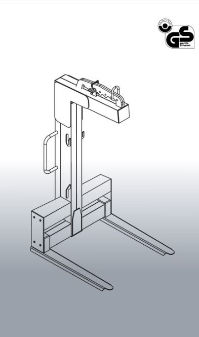 Lève-palette 1056 A - Eichinger - aluminium, charge 600 à 2000 kg, fourches réglables 450-950 mm_1