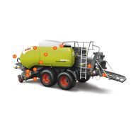 4200 - Presse à balle carré CLAAS QUADRANT - 51 coups de piston/min, chambre de précompression 3 phases, système ROTO CUT_0
