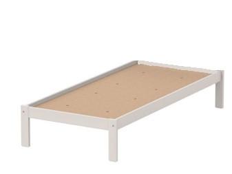 Lit 90x190 cm - Sans tête avec sommier aggloméré - Hauteur sommier 34 cm_0