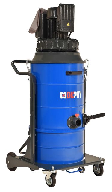 Aspirateur industriel W2 Infini T - Monophasé, ATEX Z22, avec chariot et cuve en acier AISI 304_0