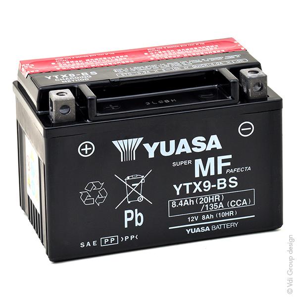 BATTERIE MOTO YUASA YTX9-BS 12V 8AH_0