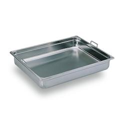 Bourgeat Bac gastro inox GN 1/1 H.10 cm plein à anses escamotables Bourgeat - 741310 - plastique 741310_0