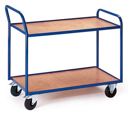 Chariot manuel à 2 plateaux - charge 250kg - dimensions et références disponibles_0