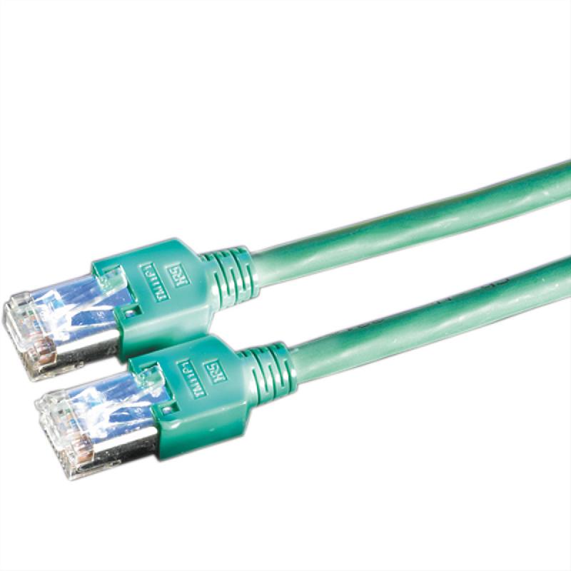 Cordon KERPEN Cat.5e (Classe D) D1-20 SF/U, croisé, vert, 1 m_0