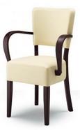 Fauteuil Celio - Chaise de restaurant avec assise et dossier rembourrés_0
