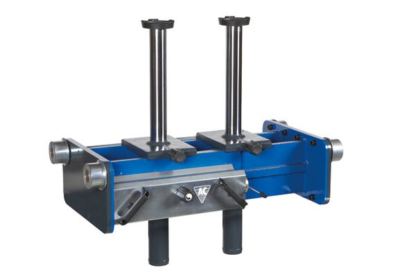 GD-2 - Crics de fosse hydropneumatiques AC Hydraulic - capacité : 10 / 15 / 20 T - avec double vérin_0