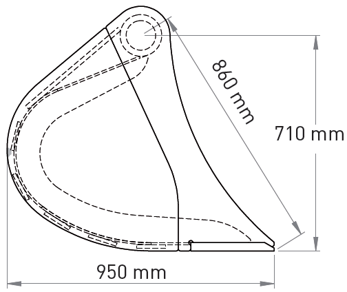 Godets de curage pour pelle de 19 à 24 tonnes largeur 2000mm - ase_0