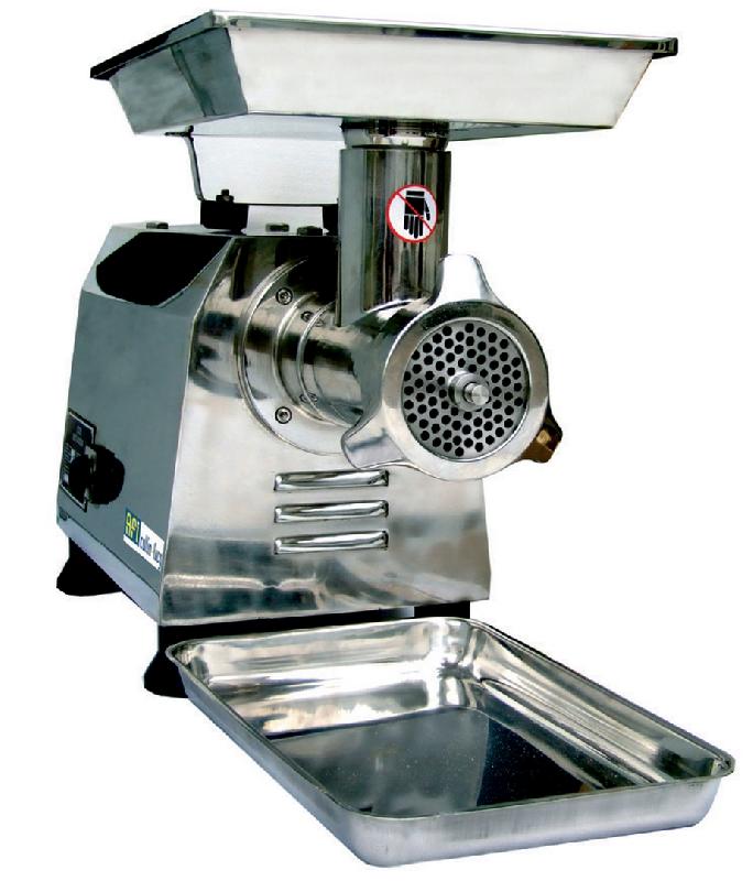 Hachoir à viande professionnel 80 kg - TC8 - Fabrication inox - Dimensions 210x200x315_0