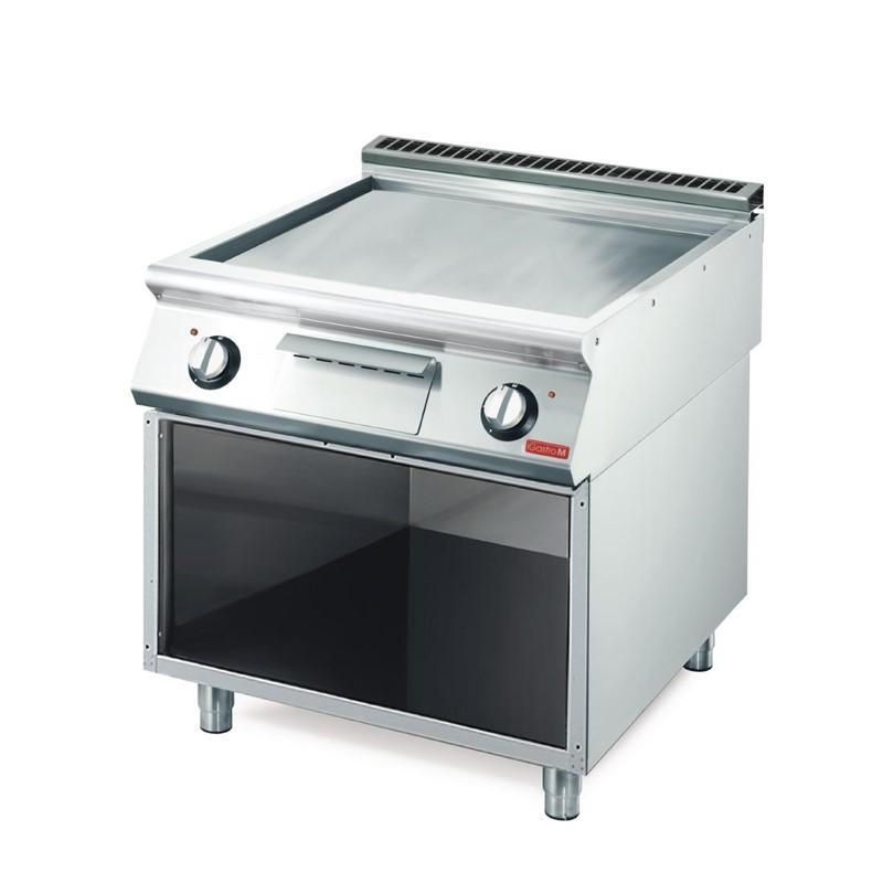 Plancha électrique 700 - plaque lisse en inox GM70/80FTES - GN101 - 10,8kW_0
