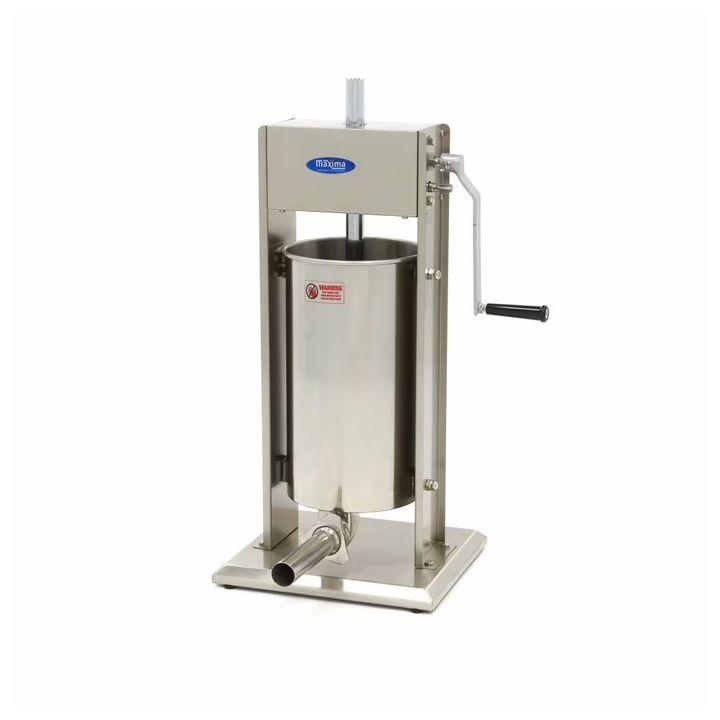 Poussoir à saucisses 15 Litres professionnel, vertical, 2 vitesses, 4 canules Ø16-38 mm_0