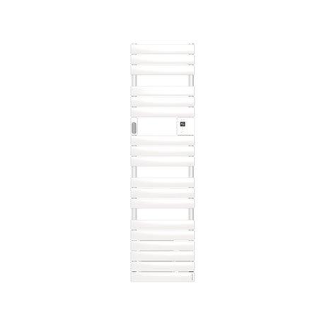 Radiateur sèche-serviettes connecté Adelis étroit avec soufflerie 1500W Blanc Brillant - Atlantic - 862770_0