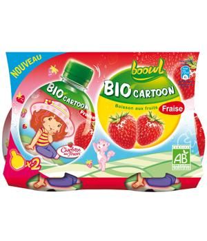 BOOWL - CHARLOTTE AUX FRAISES BOISSON RAFRAÎCHISSANTE BIPACK 2 X 33 CL