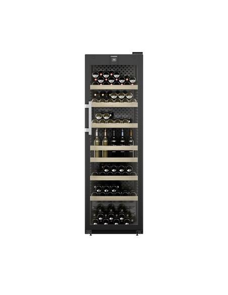 Cave à vin de vieillissement LIEBHERR 1 porte vitrée - Anthracite - Référence : WFBLI5241 - Volume net 459L - 6 clayettes réglables_0