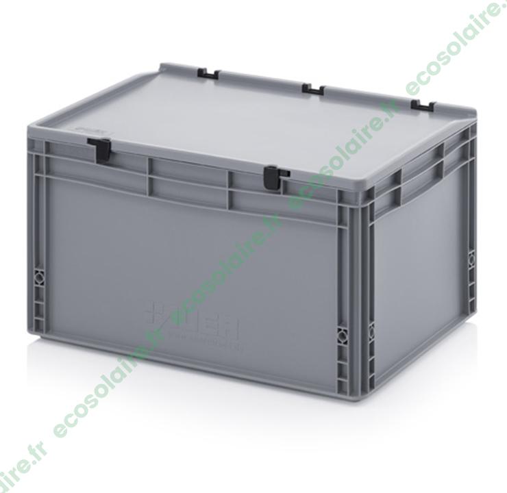 Coffre à batterie en polypropylène - 600x400x335 mm - Sans aération - Résistant à la corrosion_0