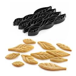 Moule Cookie feuille 24x15cm -  Noir Autre Plastique Silikomart 24x15 cm - noir plastique 8051085334445_0