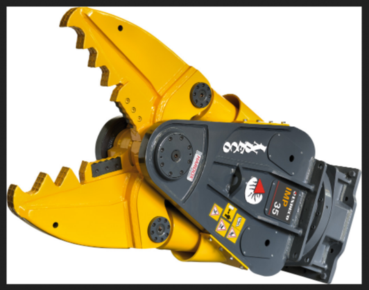 Multifonction Indeco IMP 35 - Configuration brise-roches, broyeur et cisailles - Acier HARDOX® ultra-résistant_0