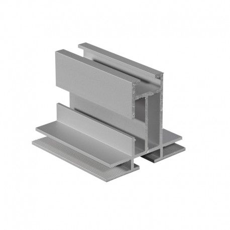 Profilé aluminium TecoFrame 47 rainuré - Tec Tex - épaisseur 47,9 mm - cadre recto/verso suspendu ou autoportant_0