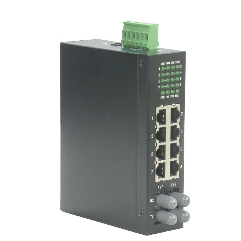 ROLINE Switch industriel, 6x RJ-45, 2x ST, non administrable_0