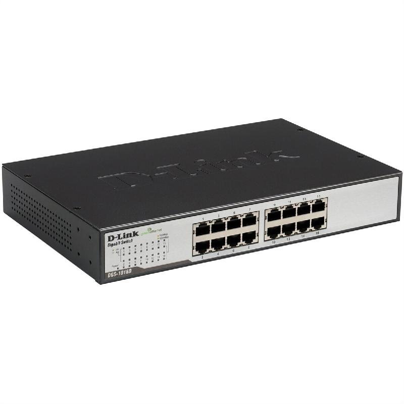 Switch Gigabit 16 ports D-Link DGS-1016D - multicolore DGS-1016D/E_0