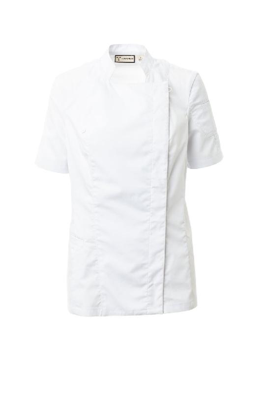 Veste de cuisine - Femme col mao, ripstop coton et Lycra, mesh dos - Starlight Mesh Lady S00732-P142 - Payper_0