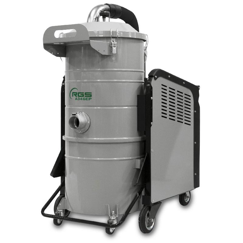 Aspirateur industriel triphasé A346/30EP - efficace pour poussières, liquides et résidus industriels_0