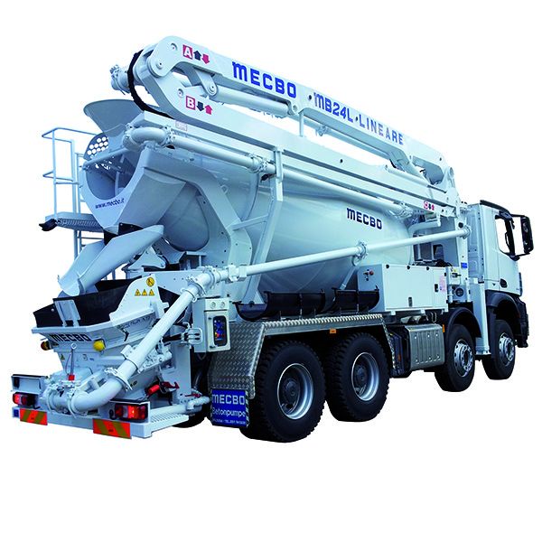 ATB 24 Camion Pompe à Béton - Malaxeur 7m³ - Mât Distributeur 24m - Groupe de Pompage 60m³/h_0