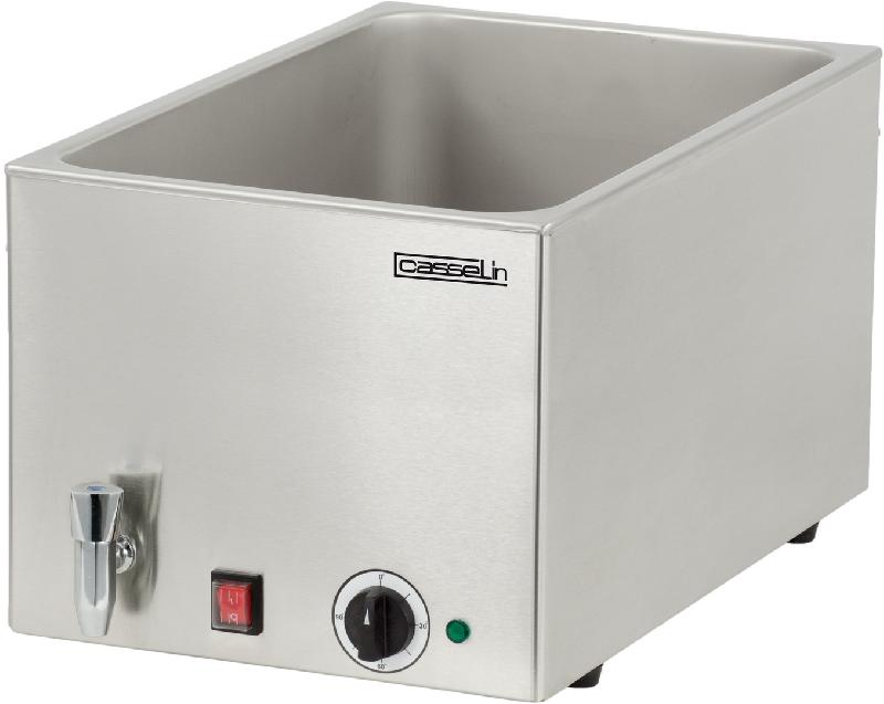 Bain-marie avec robinet de vidange gn 1/1 - 200 mm capacite gn 1/1 - 200 mm de profondeur - CBMV1B200_0