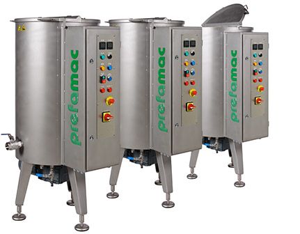 Fondoir et tempéreuse de chocolat avec capacité de 100 l