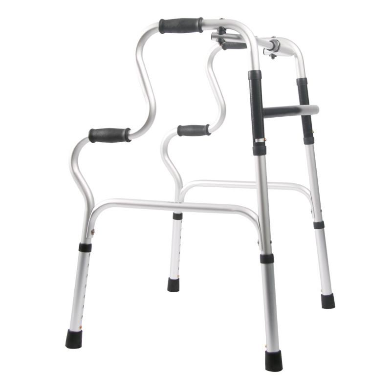 Cadre de marche Vienne - pliable, léger, aluminium - poignées à mi-hauteur pour position assise_0