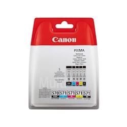 Canon PGI570/CLI571 Pak 5 cartouches Zwart cyaan magenta jaune 0372C004 - 000000170008440782_0