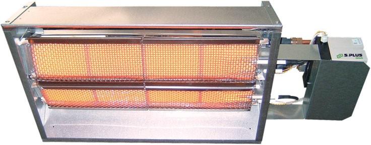 Chauffage radiant lumineux au gaz naturel à ionisation RGI 62 S - SPLUS - 1012100_0