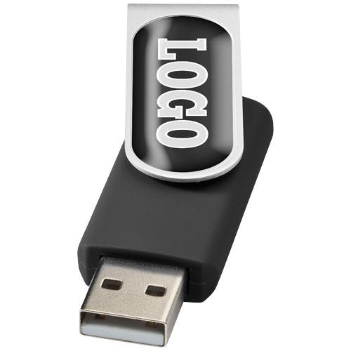 Clé USB publicitaire avec 2 Go - Rotate-doming 12350900 - Plastique et aluminium_0