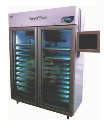 Congélateur intelligent Sero'box SB LF 1160 W Pro - Sécurisé, grande capacité 1160L, écran tactile 17