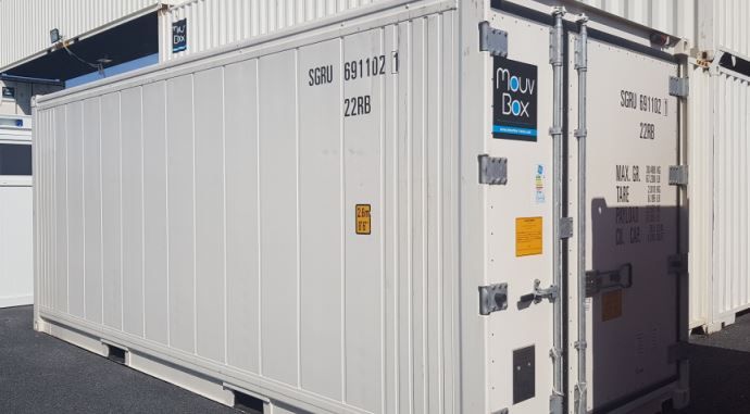 Container frigorifique Reefer 20' - Isolation optimale - Dimensions 6m x 2,4m x 2,6m_1