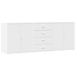 Helloshop26 - Buffet bahut commode armoire meuble de rangement organisateur cuisine salle de séjour salons 3 pcs bois d'ingénierie 02_0037002 - 3000_0