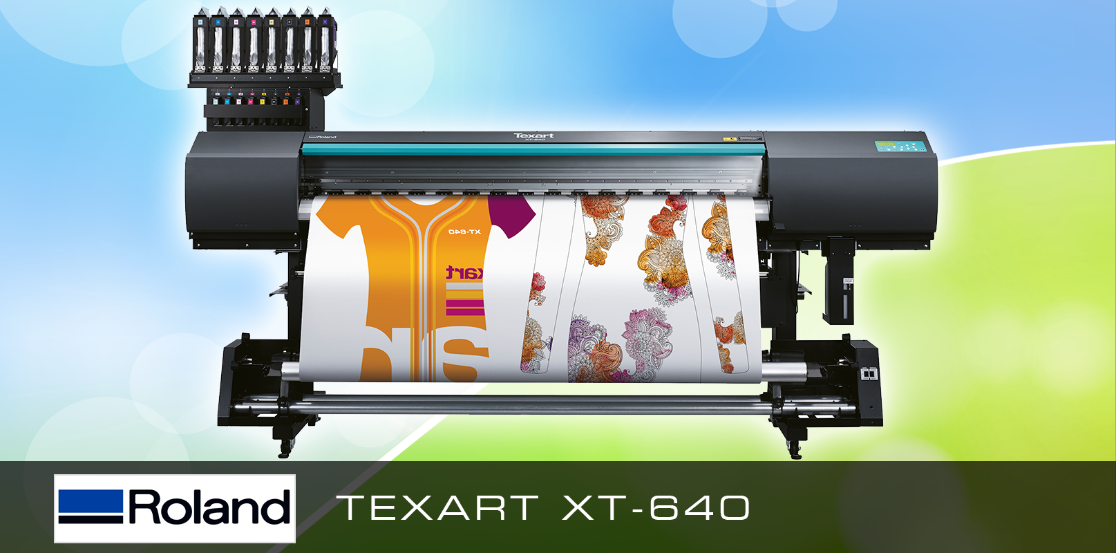 Imprimantes sublimation Roland Texart XT-640 - Impression numérique haute vitesse avec qualité exceptionnelle et encre 4 ou 8 couleurs_0