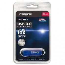 INTEGRAL CLÉ USB USB 3.0 COURIER 64GO INFD64GBCOU3,0+REDEVANCE