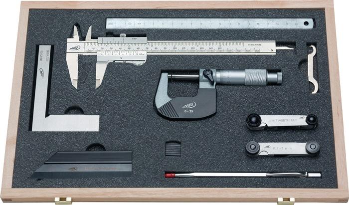 Jeu d'instruments de mesure 8 pièces HELIOS PREISSER_0