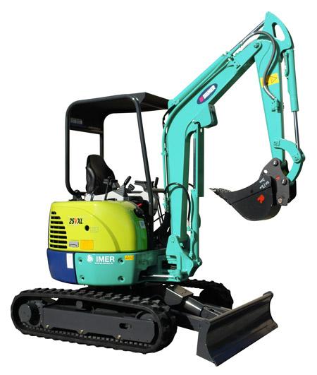 Mini pelle IHIMER - Fabriquée au Japon, fonctionnelle, puissante et compacte_0