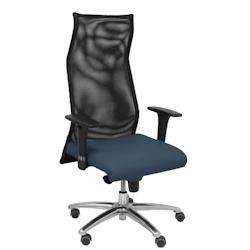 Piqueras y Crespo Fauteuil en cuir écologique bleu marine Sahuco - bleu multi-matériau 13SM840SP200B24APRP_0