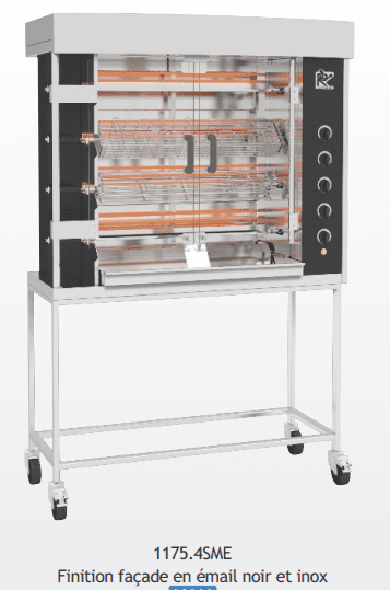 Rôtissoire électrique 4 broches 16/20 poulets ROTISOL 1175-4SME_0
