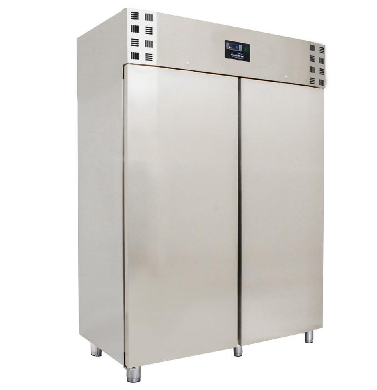 Réfrigérateur professionnel 2 portes professionnel en inox pro line ventilé 1200 litres - 7489.5045_0