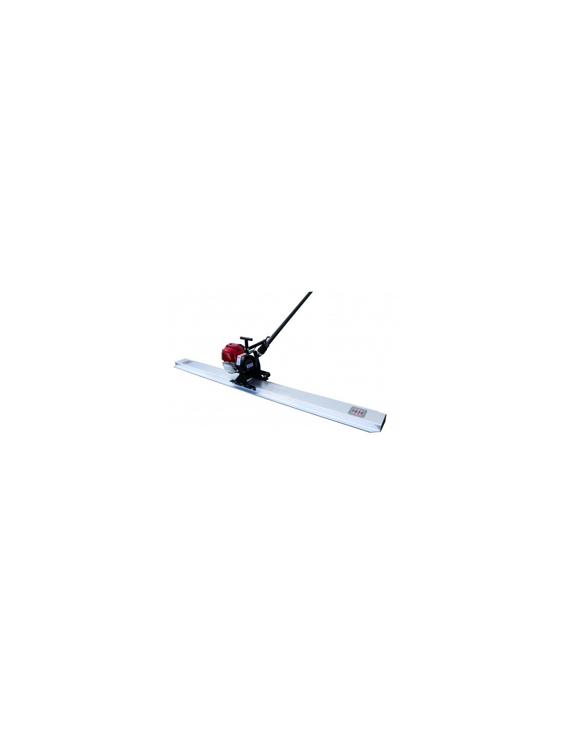 Règle vibrante oscillante QZ - 2 mètres - 0,8kW 4 temps - 1900 tr/min - profil bombé pour béton_0